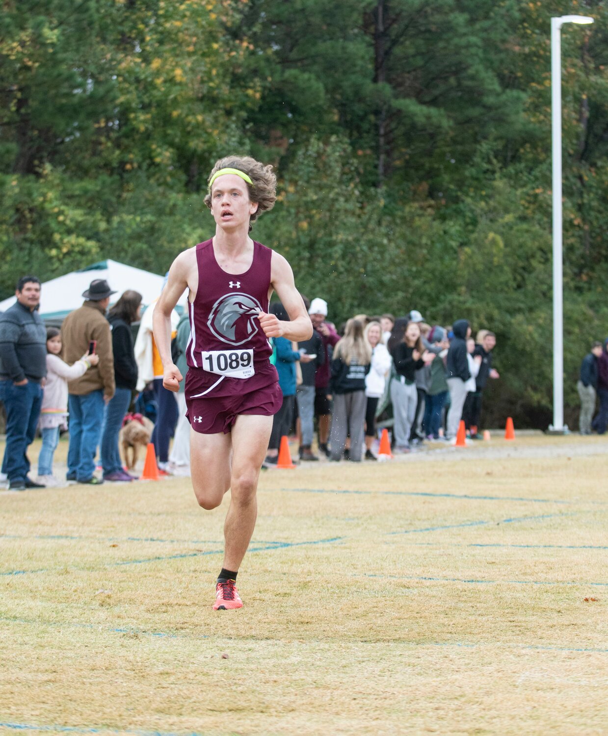 Seaforth rising junior Jack Anstrom won the 2022 2A cross country state championship race in a time of 16:15.43.